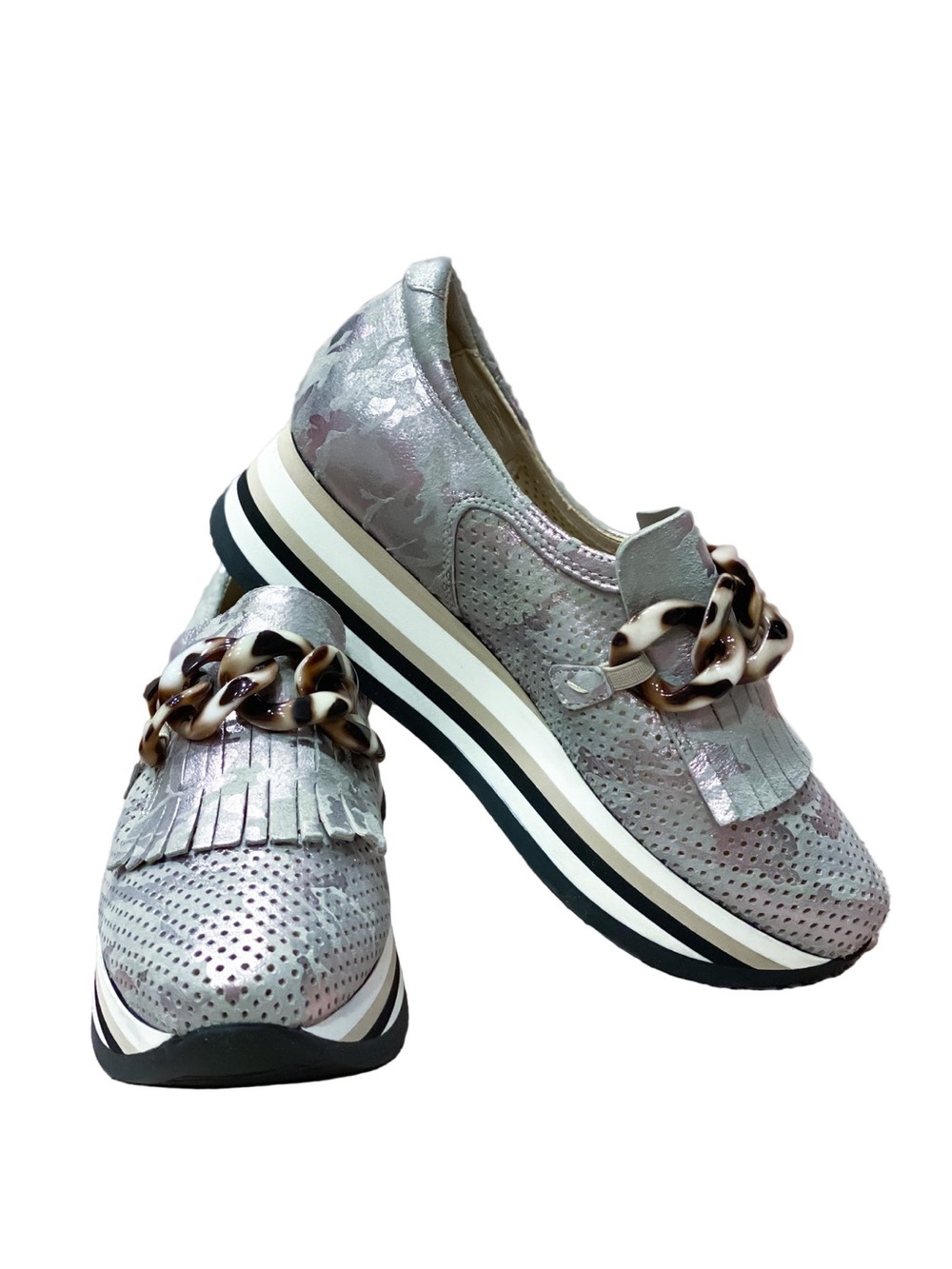Softwaves Platform Slip-On Sneaker- Metallic Camo - Picture 2 of 14